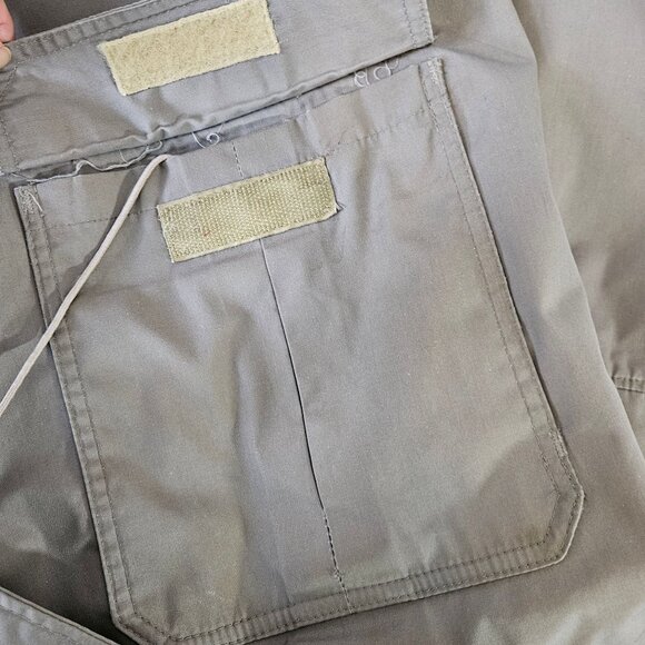 Vintage Woolrich Mens Hooded Tan Parka Plaid Lining Full Zip Size L USA Made - Picture 9 of 16